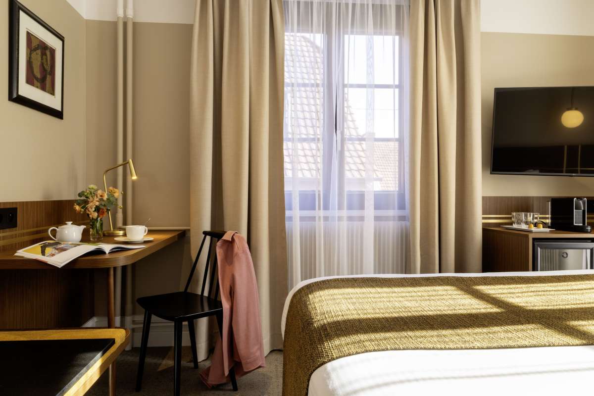 Chambre de Hôtel Le Colombier • Hôtel 4 étoiles Obernai Centre, Alsace