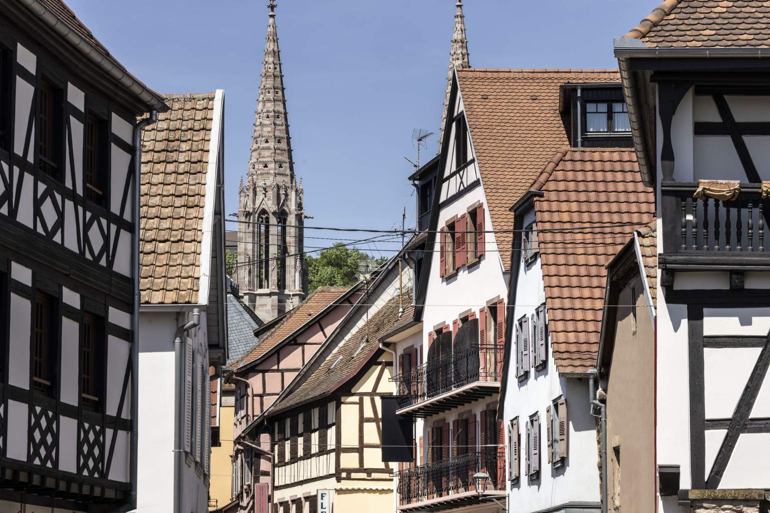 Charming hotel in Obernai center • Le Colombier